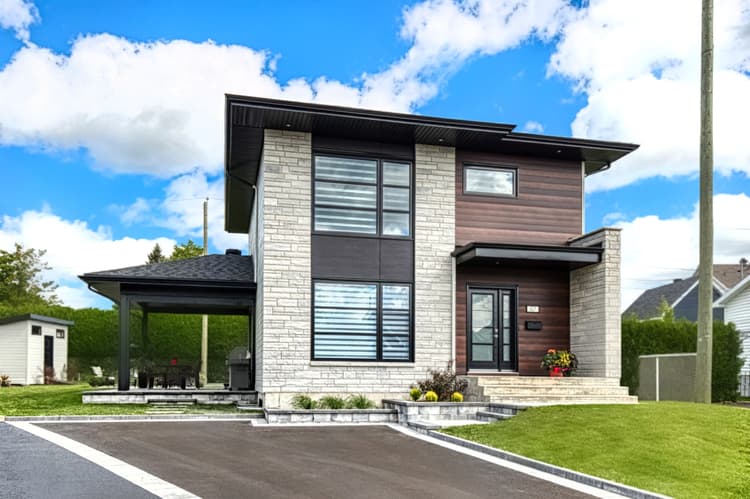 Residential site preparation before outdoor landscaping work